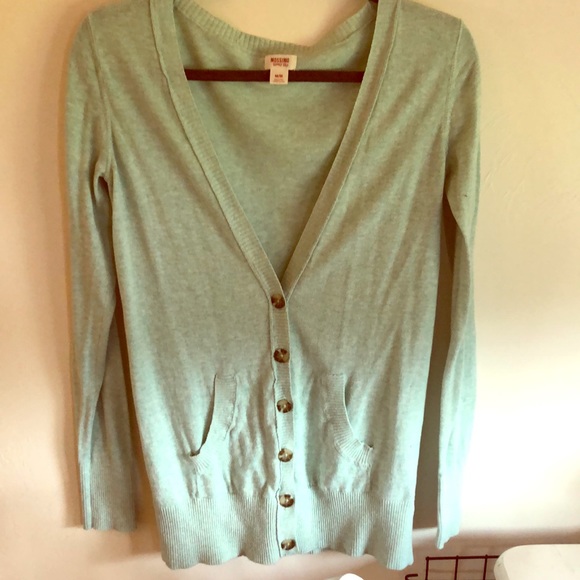 Mossimo Supply Co. Sweaters - Seafoam Green Cardigan Mossimo Supply Co. Sweaters - Seafoam Green Cardigan